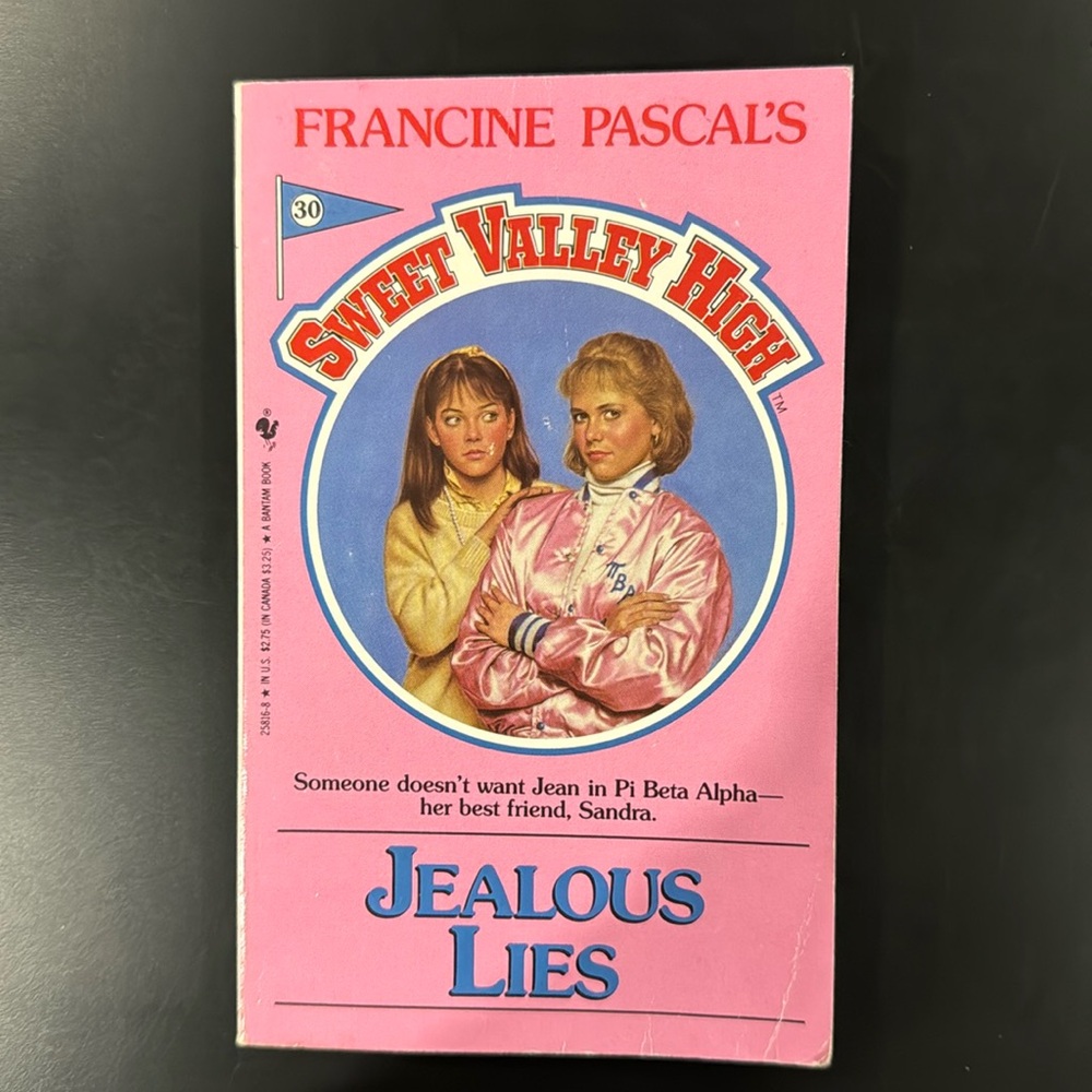 Sweet Valley High #30: Jealous Lies by Kate William - Vintage Paperback Novel